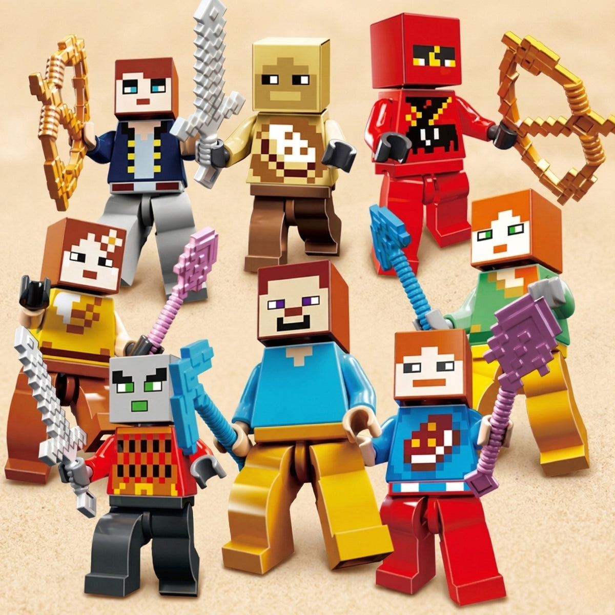 KidsCraft® 10 play figures