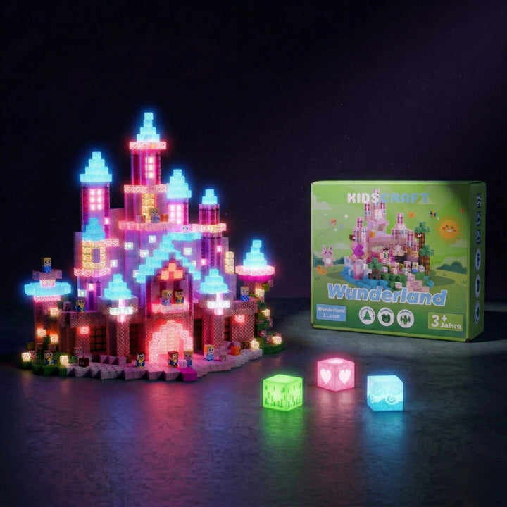 KidsCraft Wonderland LED Magnetic Building Blocks