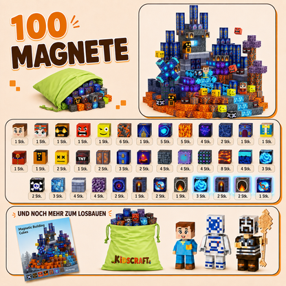KidsCraft LED Magnetic Building Blocks