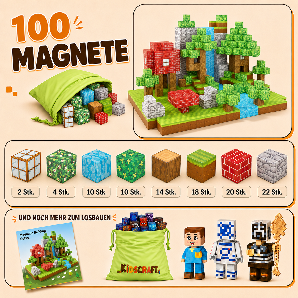 KidsCraft Basic Set 2.0 - The patented original