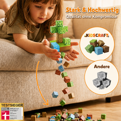 KidsCraft Snow World - 100 Building Blocks